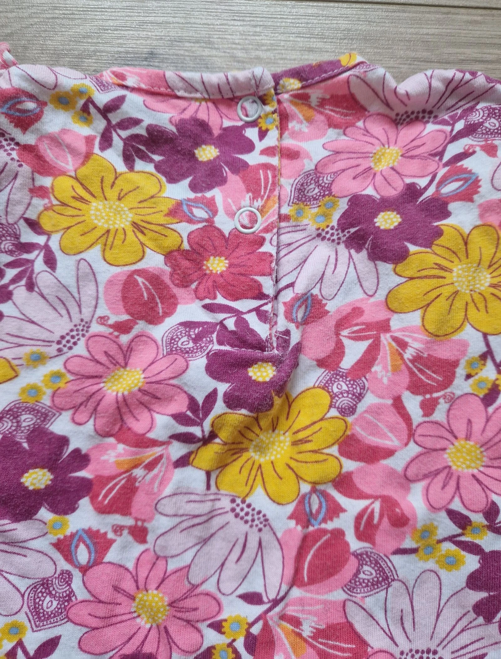 🌼 Conjunto vestido + leggings – U Tout Petits – bebé niña – 12 meses – buen estado – photo 5